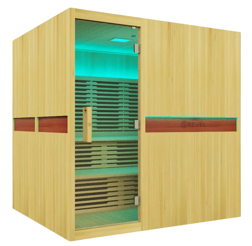 Revel Aura 6 Person Full Spectrum Infrared Sauna Revel Saunas