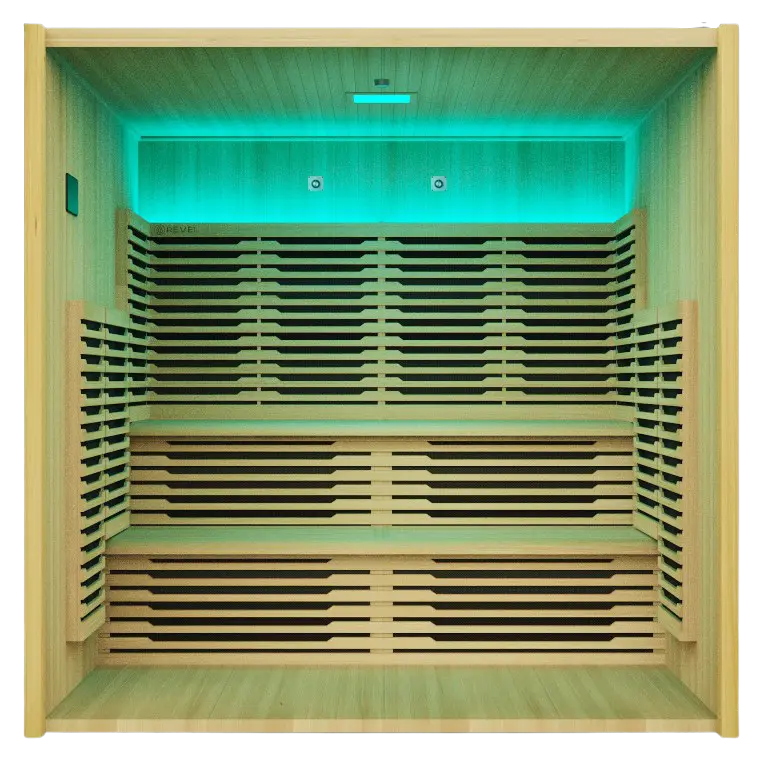Revel Aura 6 Person Full Spectrum Infrared Sauna Revel Saunas