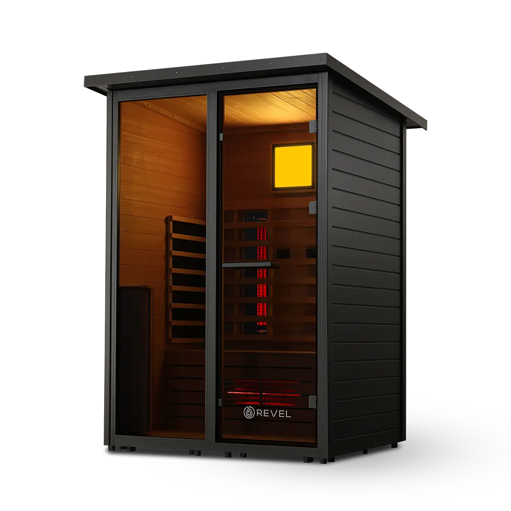 Revel Eclipse - 2 Person Full Spectrum Infrared Cabin Sauna Revel Saunas