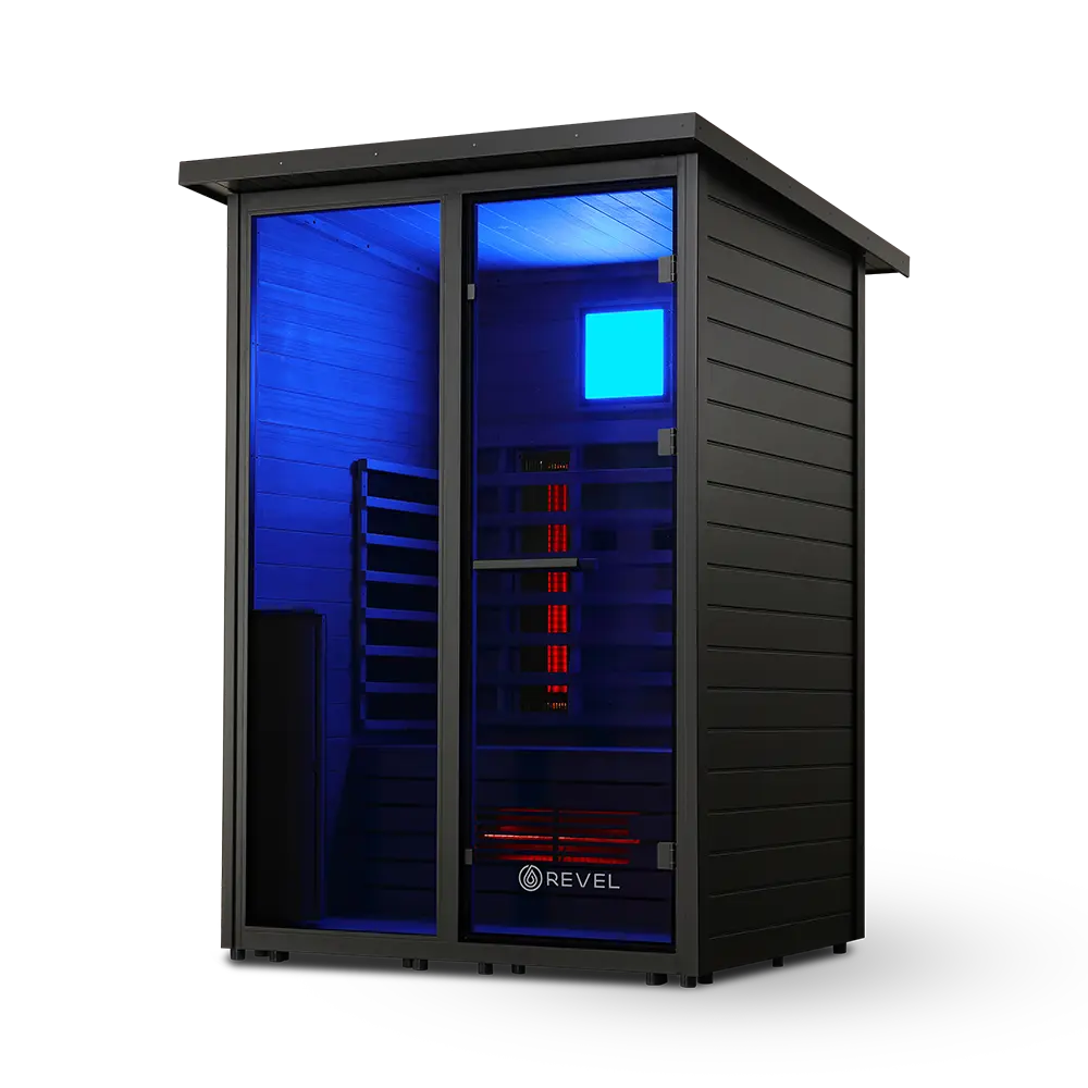 Revel Eclipse - 2 Person Full Spectrum Infrared Cabin Sauna Revel Saunas