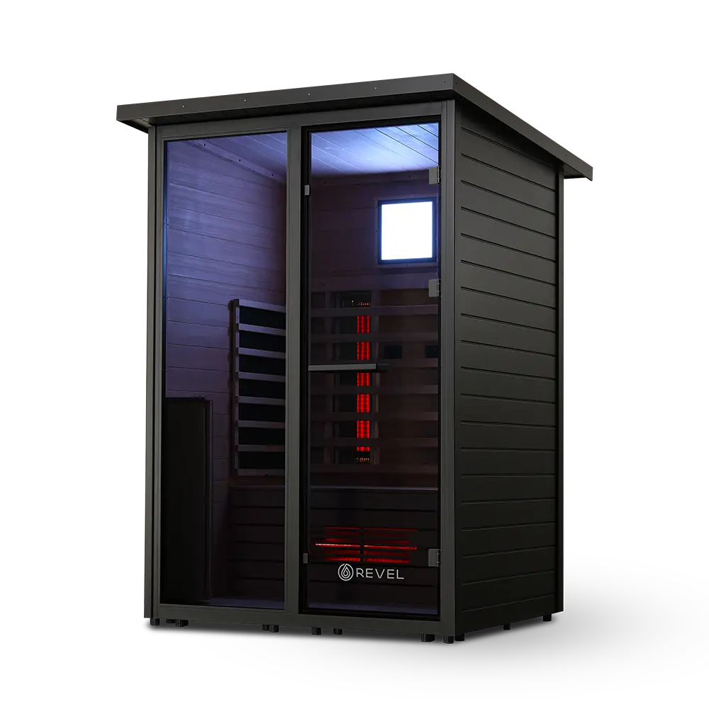 Revel Eclipse - 2 Person Full Spectrum Infrared Cabin Sauna Revel Saunas