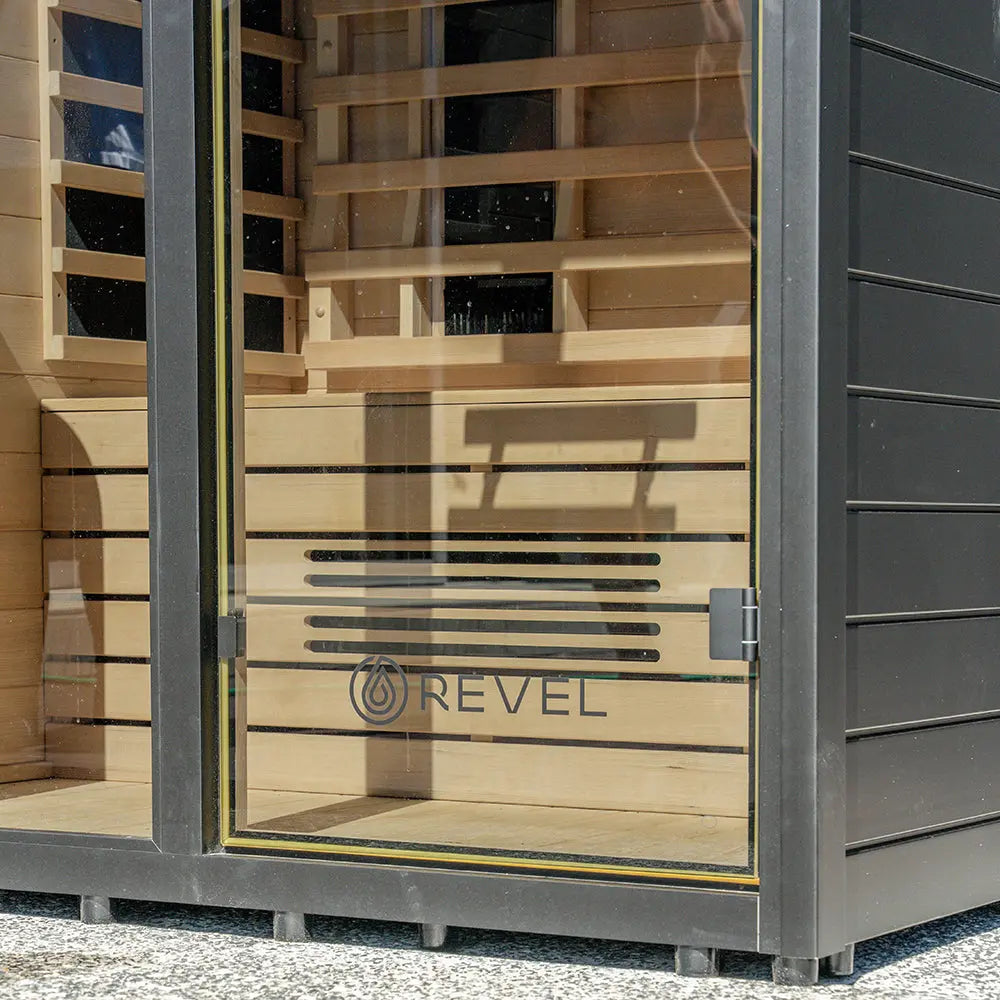 Revel Eclipse - 2 Person Full Spectrum Infrared Cabin Sauna Revel Saunas