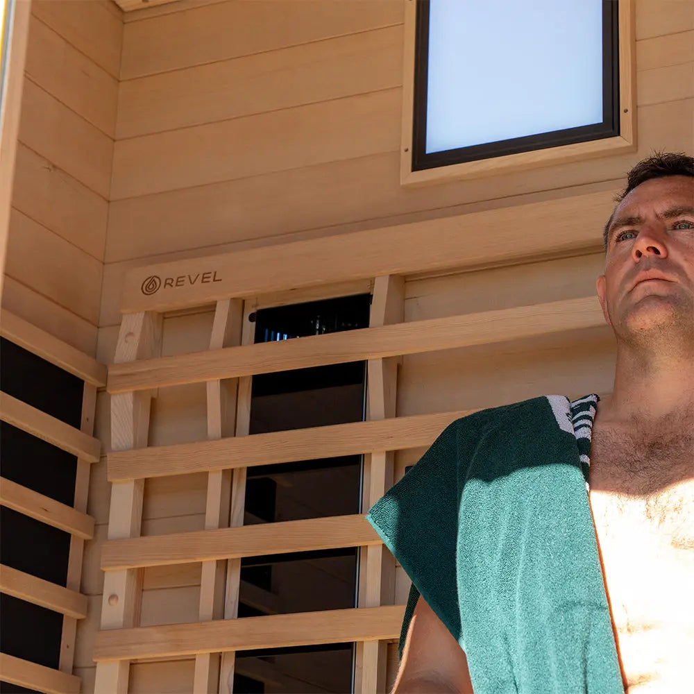 Revel Eclipse - 2 Person Full Spectrum Infrared Cabin Sauna Revel Saunas