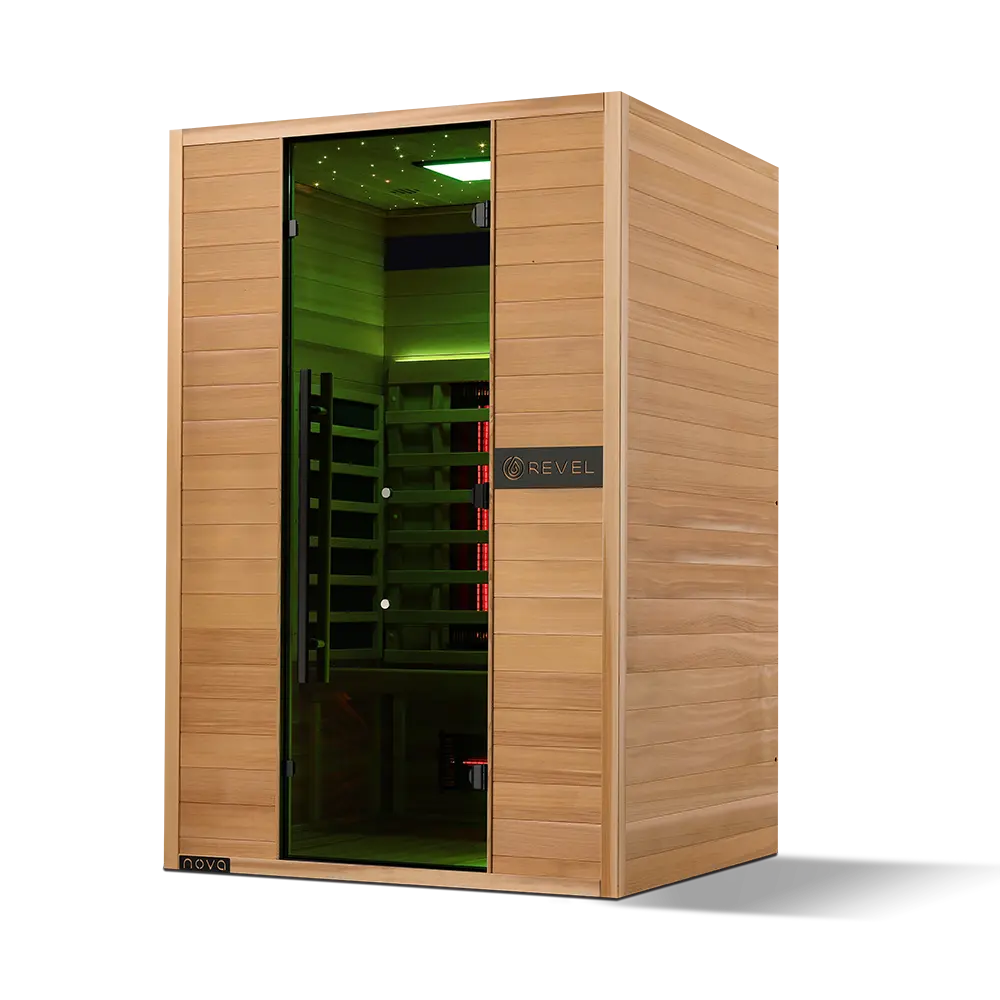 Revel Nova 2 Person Full Spectrum Infrared Sauna - Next Ge Revel Saunas