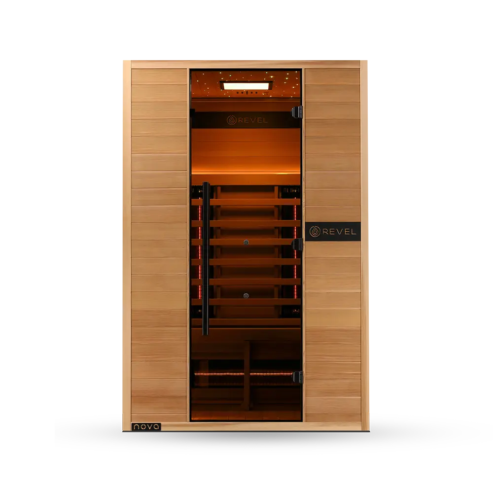 Revel Nova 2 Person Full Spectrum Infrared Sauna - Next Ge Revel Saunas