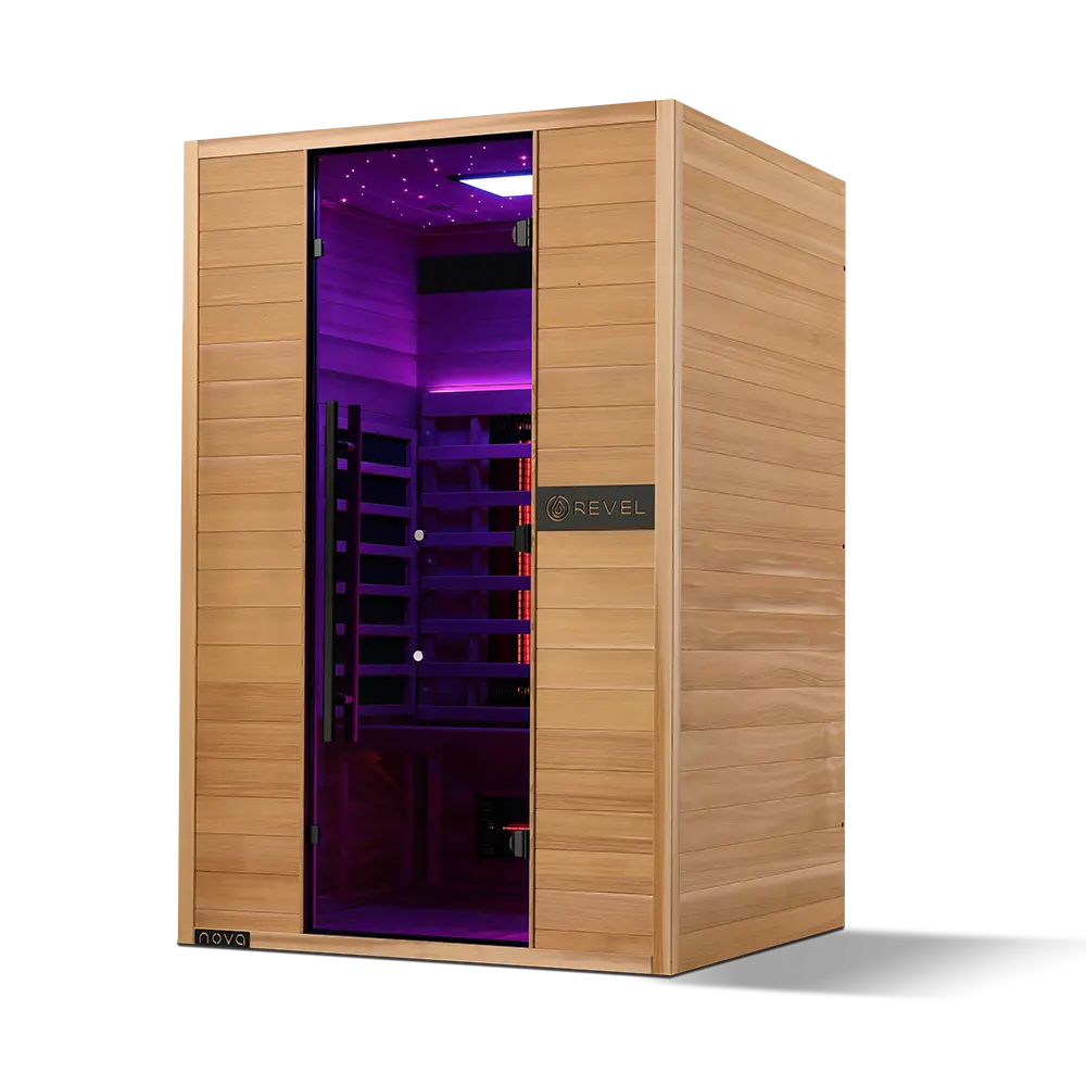 Revel Nova 2 Person Full Spectrum Infrared Sauna - Next Ge Revel Saunas