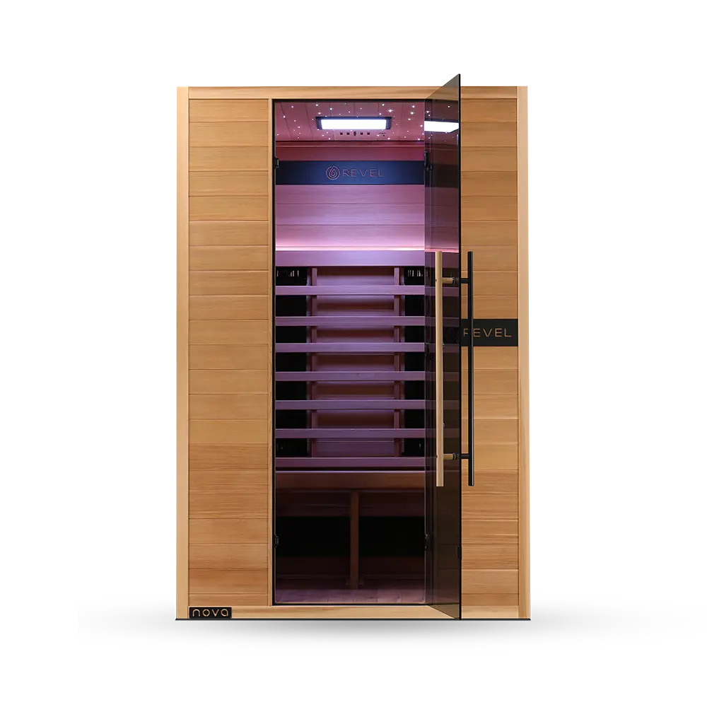 Revel Nova 2 Person Full Spectrum Infrared Sauna - Next Ge Revel Saunas