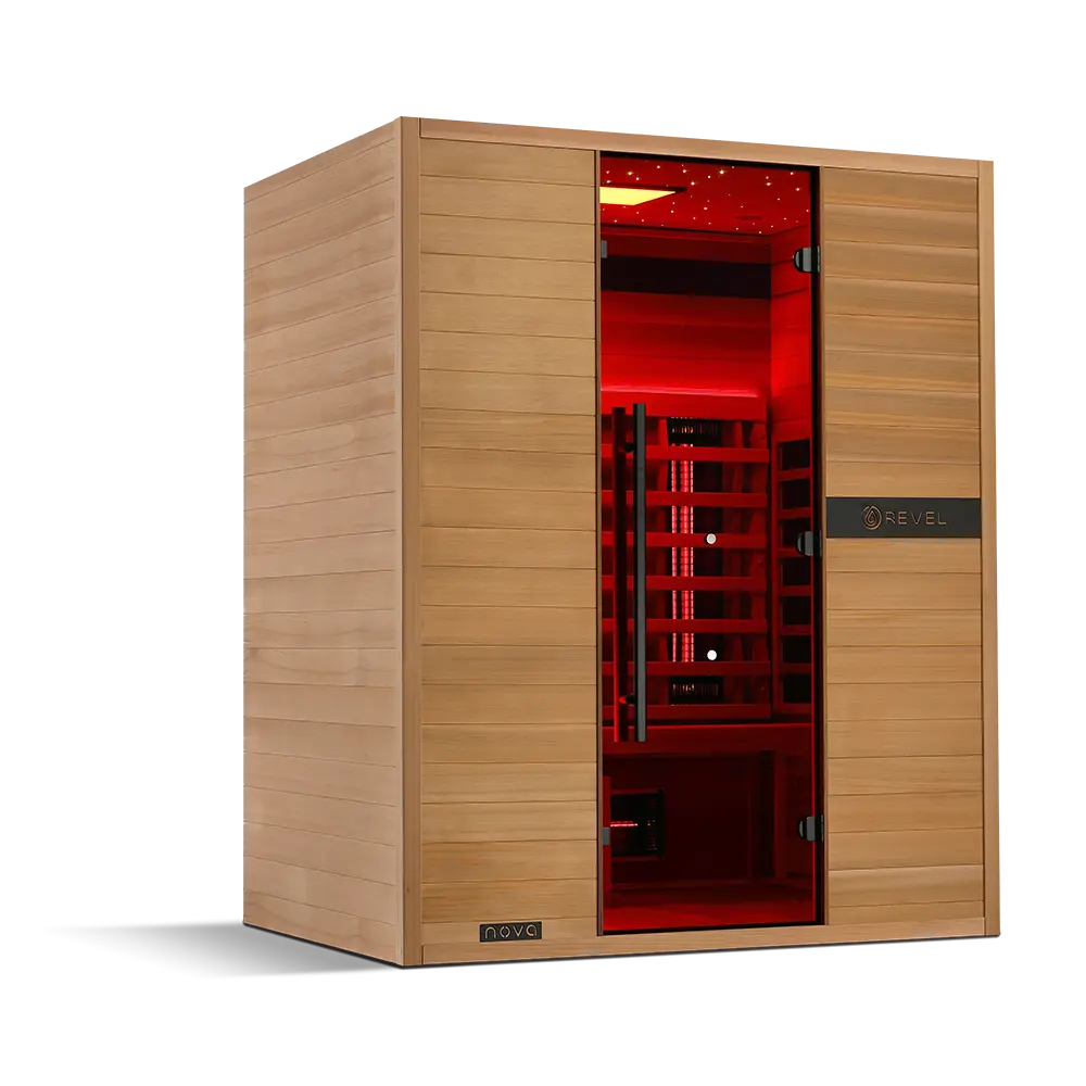 Revel Nova 3 Person Full Spectrum Infrared Sauna - Next Gen Revel Saunas