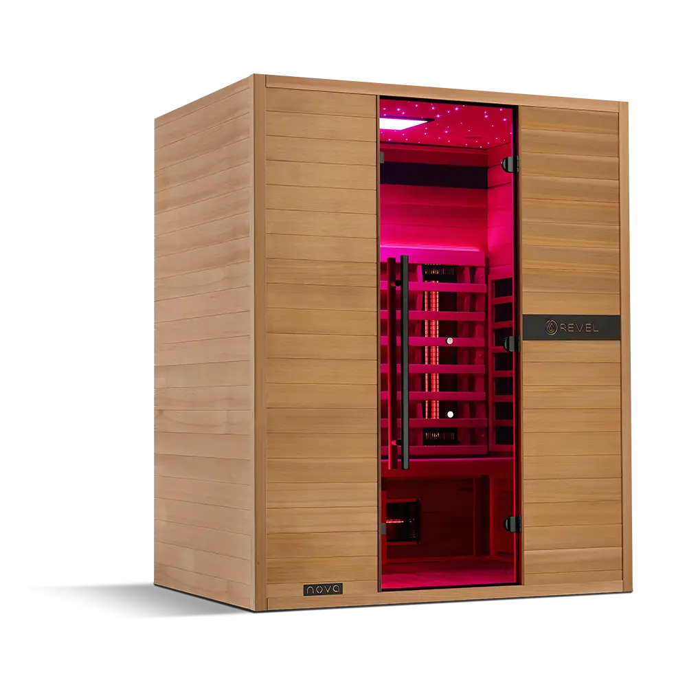 Revel Nova 3 Person Full Spectrum Infrared Sauna - Next Gen Revel Saunas