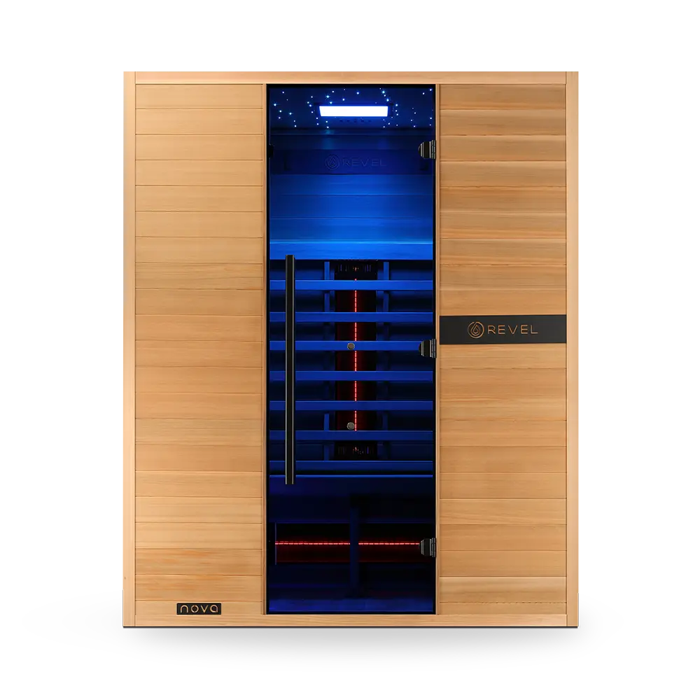Revel Nova 3 Person Full Spectrum Infrared Sauna - Next Gen Revel Saunas