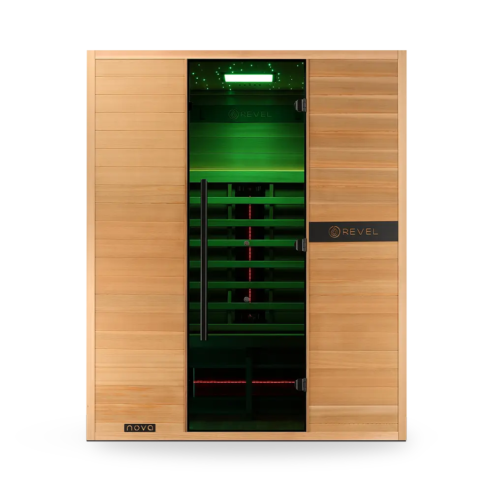 Revel Nova 3 Person Full Spectrum Infrared Sauna - Next Gen Revel Saunas