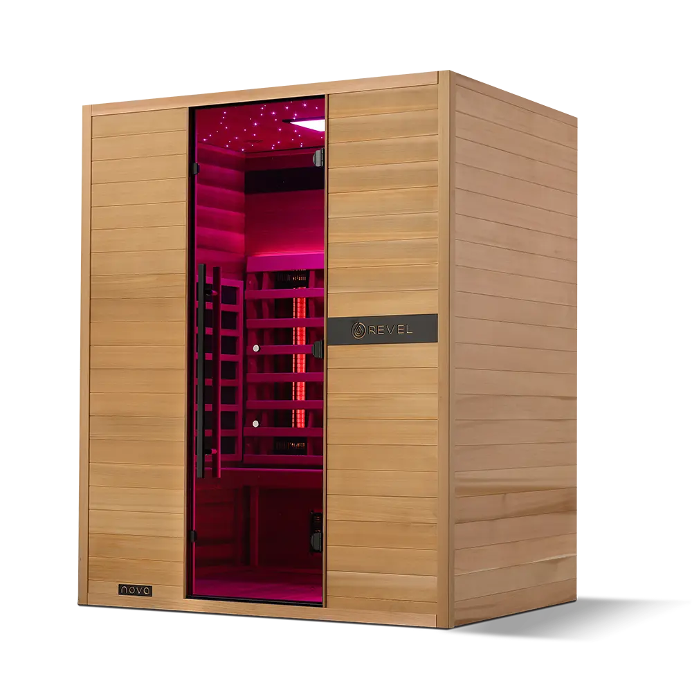 Revel Nova 3 Person Full Spectrum Infrared Sauna - Next Gen Revel Saunas