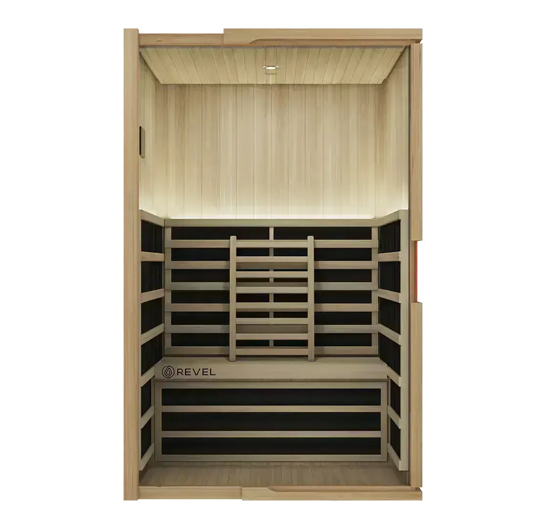 Revel Aura 2 Person Full Spectrum Infrared Sauna Revel Saunas