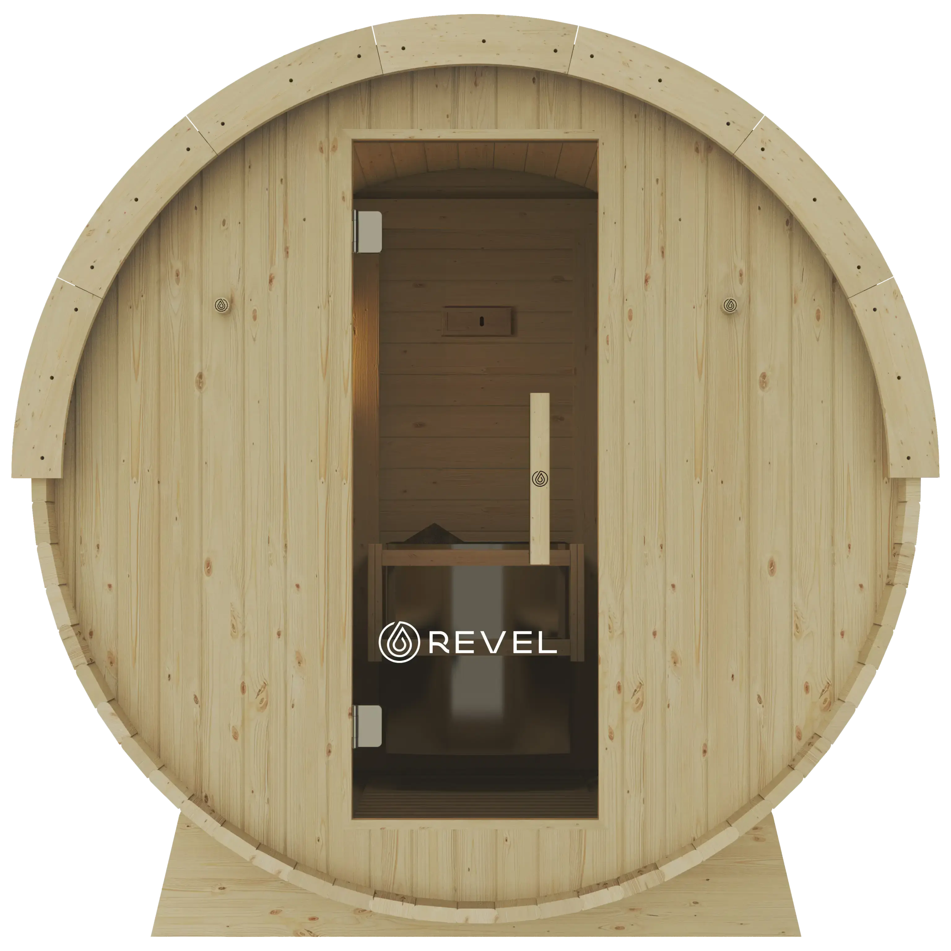 Revel Eden - 4 Person Traditional Barrel Sauna Revel Saunas