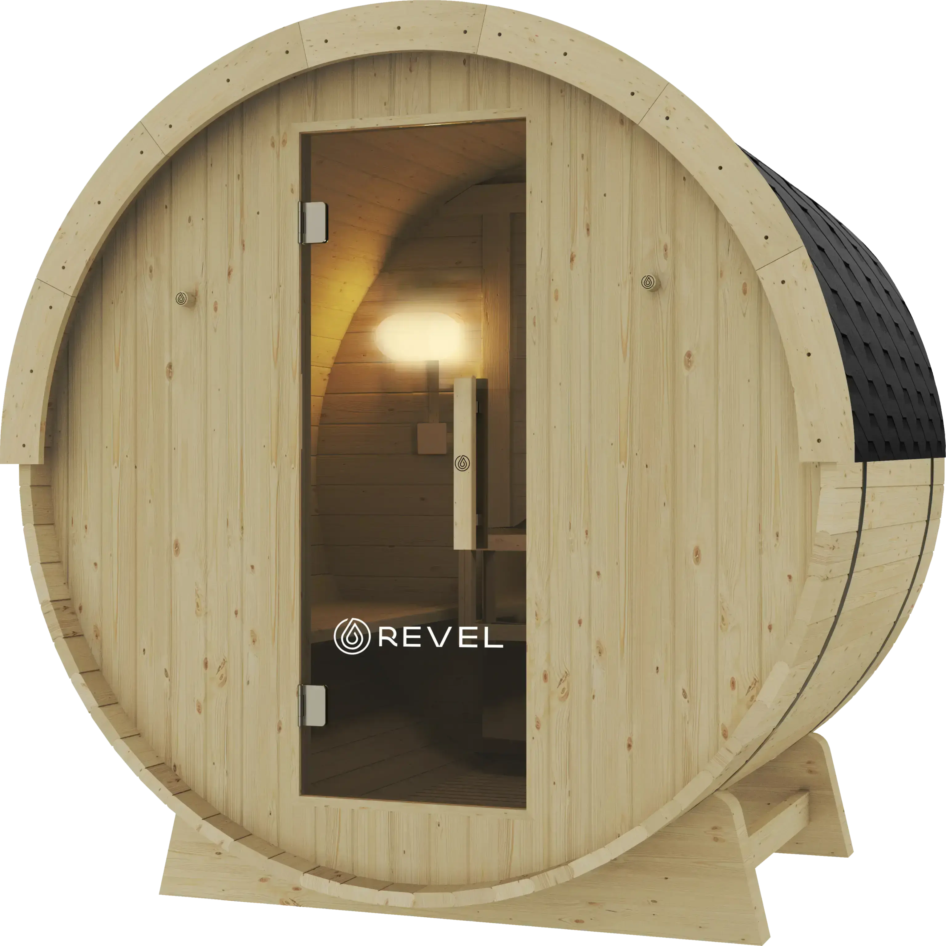 Revel Eden - 4 Person Traditional Barrel Sauna Revel Saunas