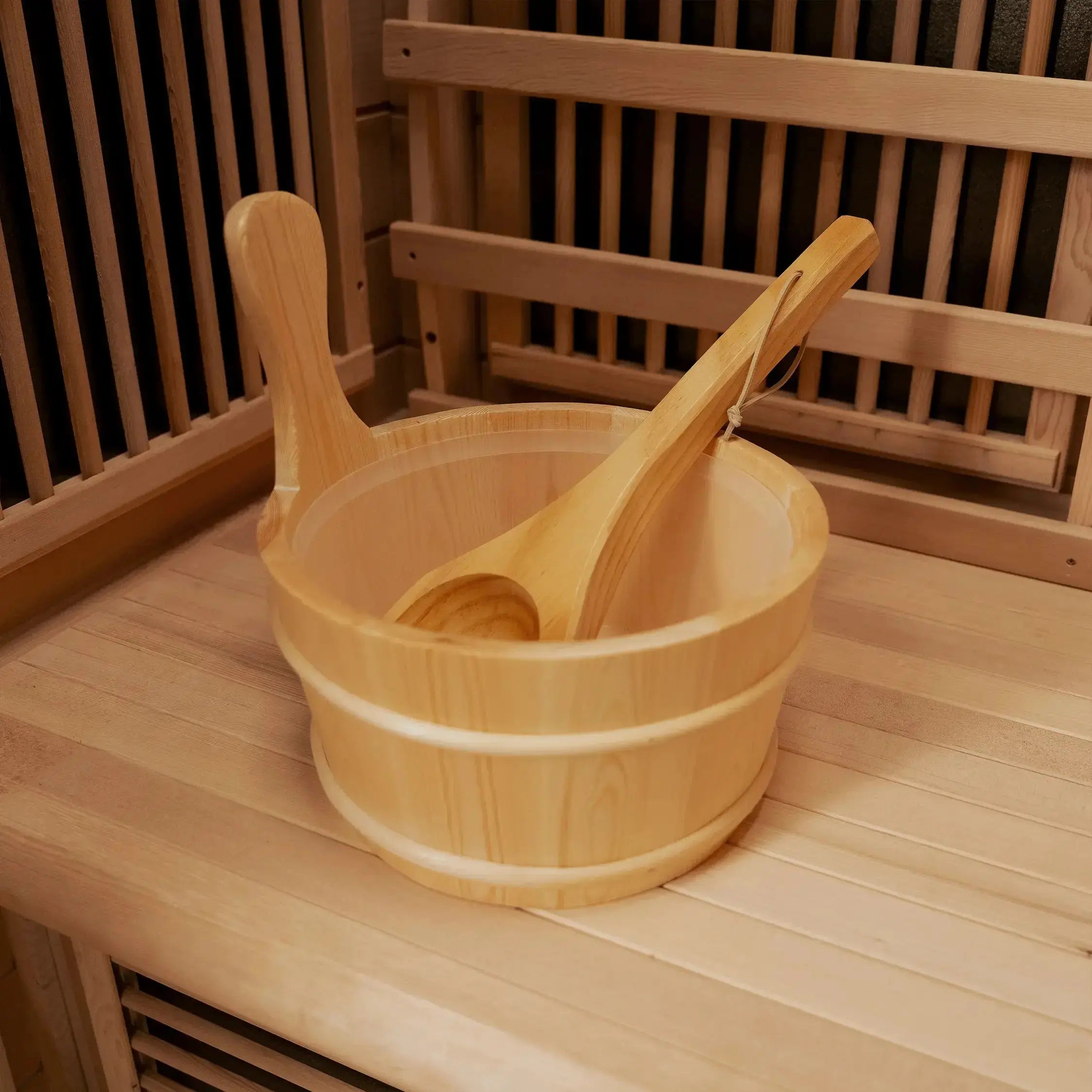 Revel NordicWave 2 Person Infrared & Traditional Hybrid Sauna Revel Saunas