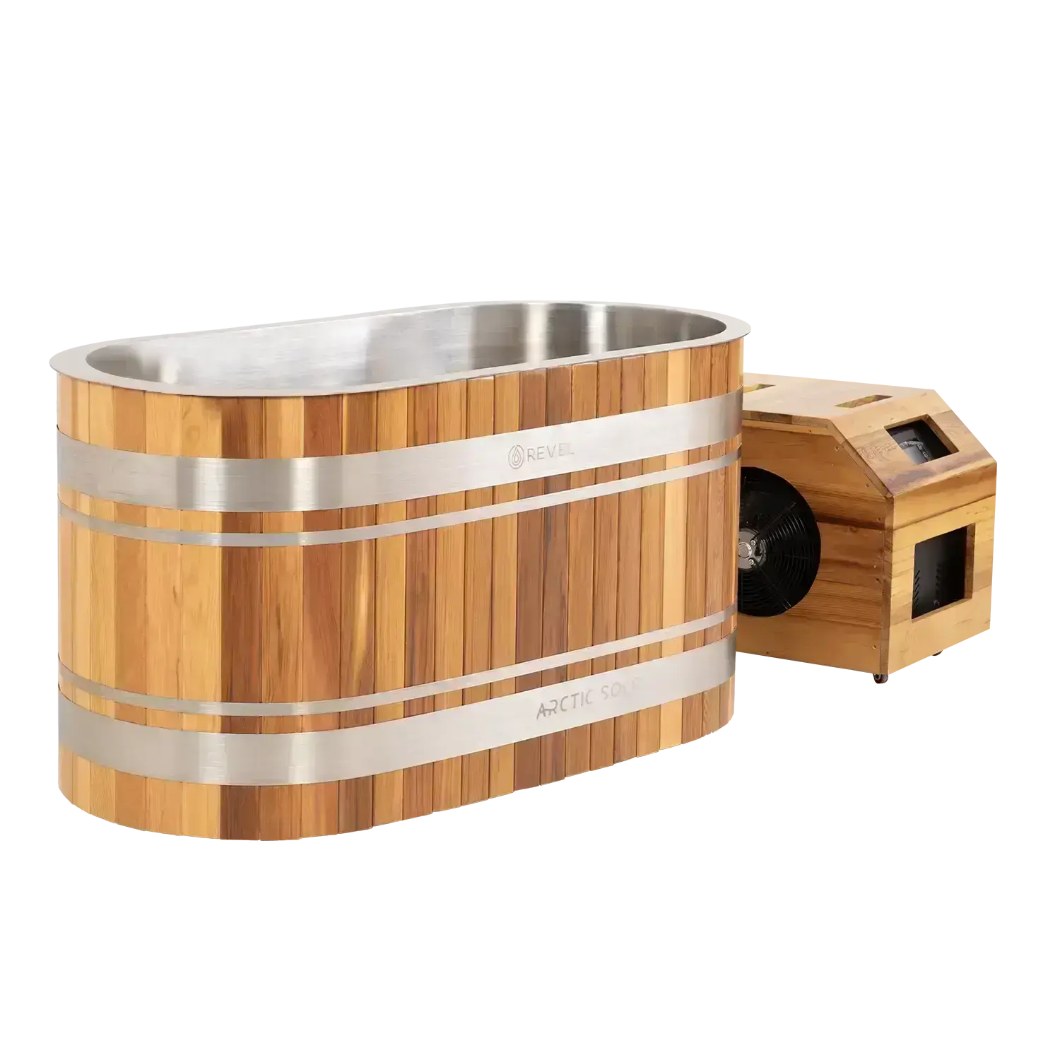 Revel Arctic Solo - Cedar Ice Bath Revel Saunas