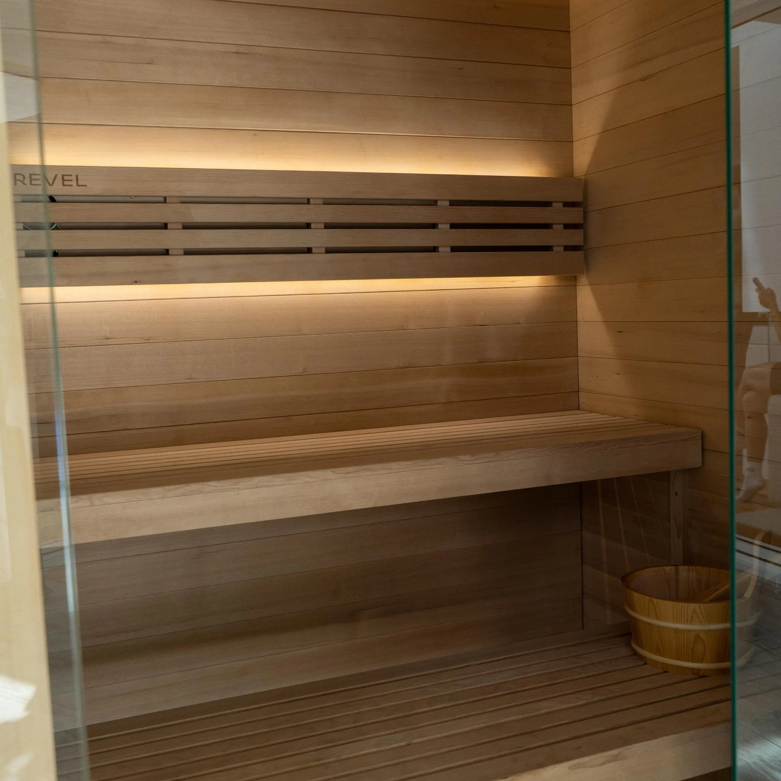 Revel Tampere 4 Person Double Tier Traditional Finnish Sauna Revel Saunas