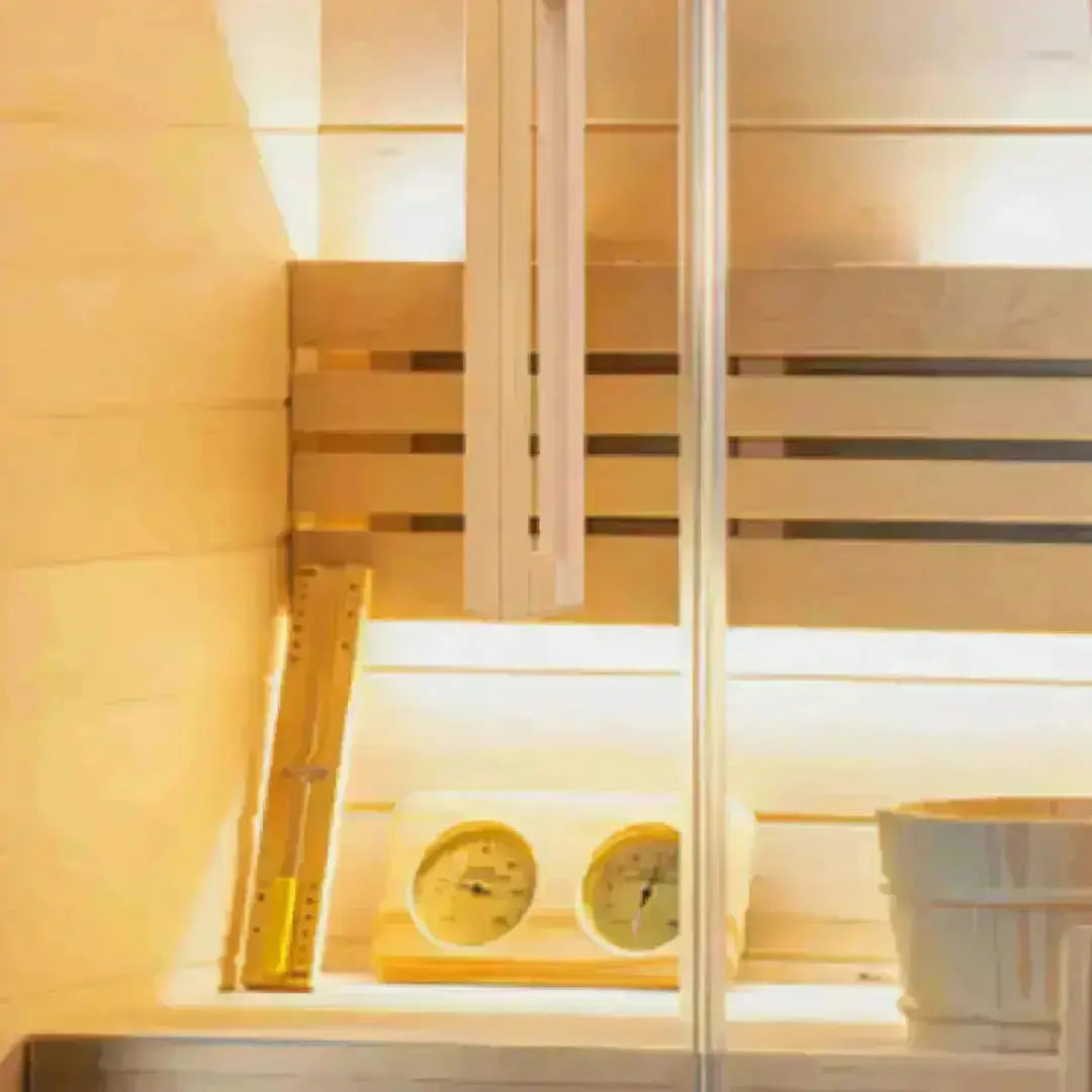 Revel Tampere 2 Person Traditional Finnish Sauna with Step Revel Saunas