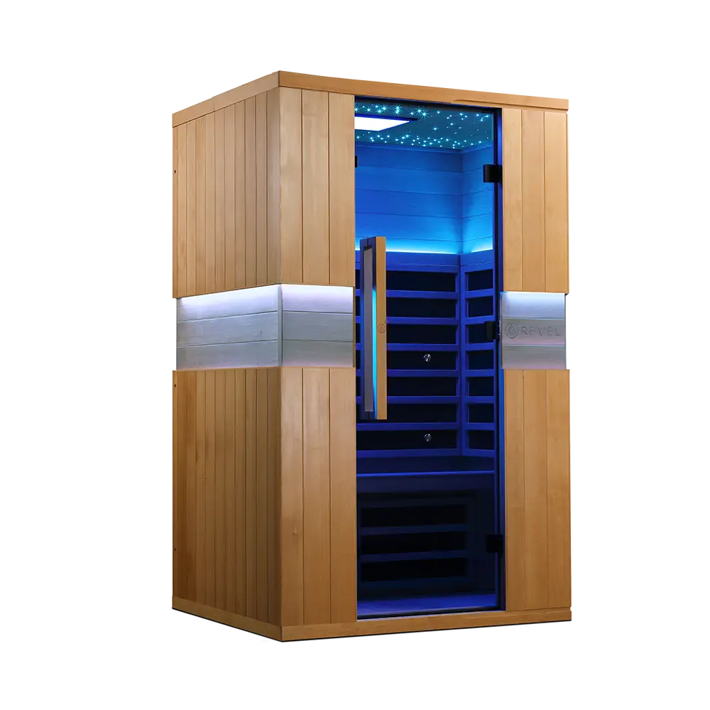 Revel Aura 2 Person Full Spectrum Infrared Sauna Revel Saunas
