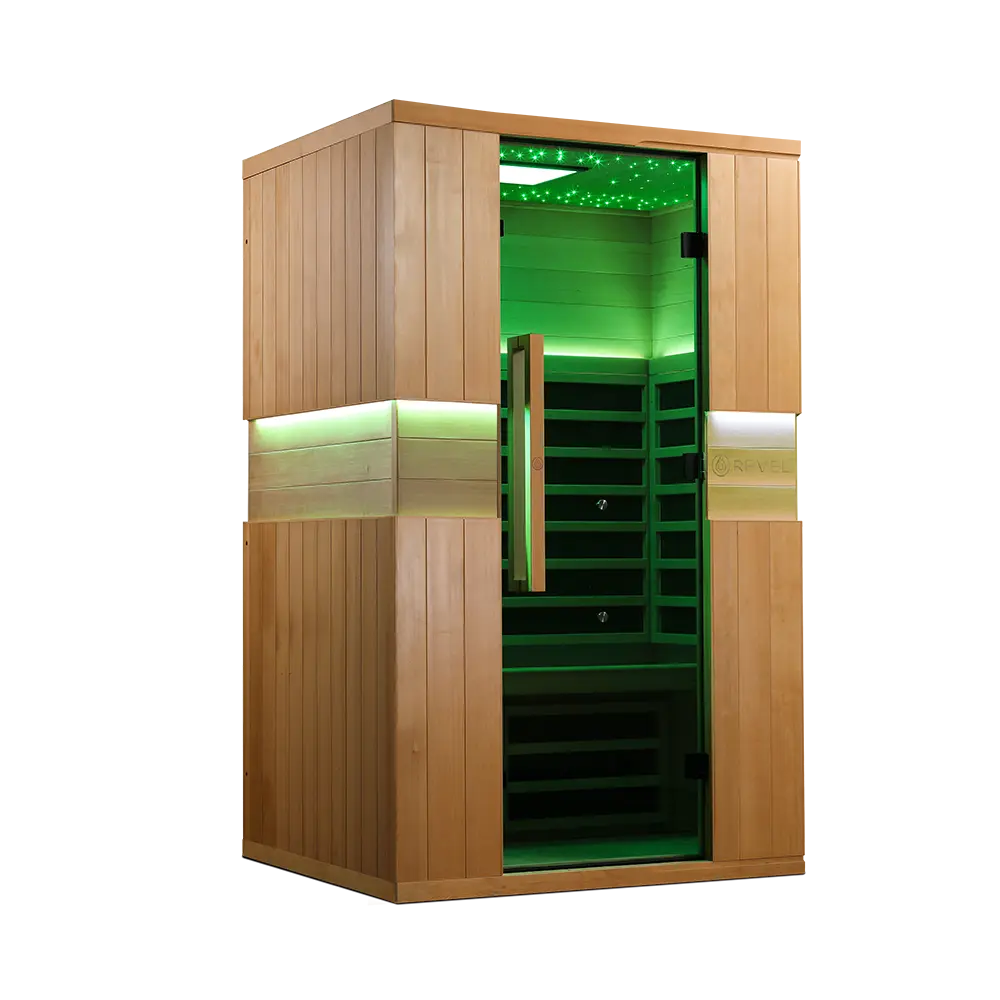Revel Aura 2 Person Full Spectrum Infrared Sauna Revel Saunas