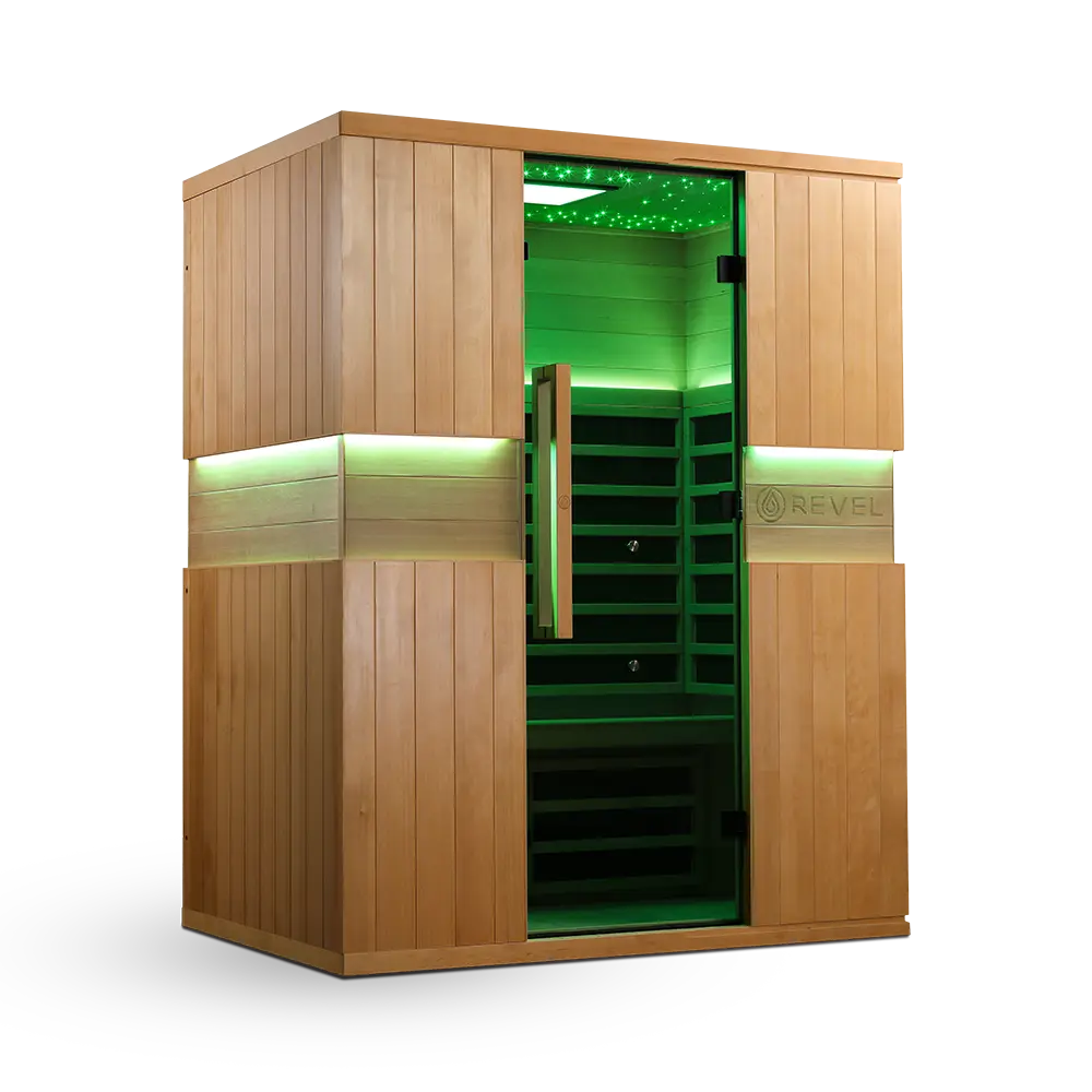 Revel Aura 3 Person Full Spectrum Infrared Sauna Revel Saunas