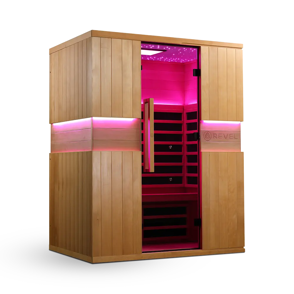 Revel Aura 3 Person Full Spectrum Infrared Sauna Revel Saunas