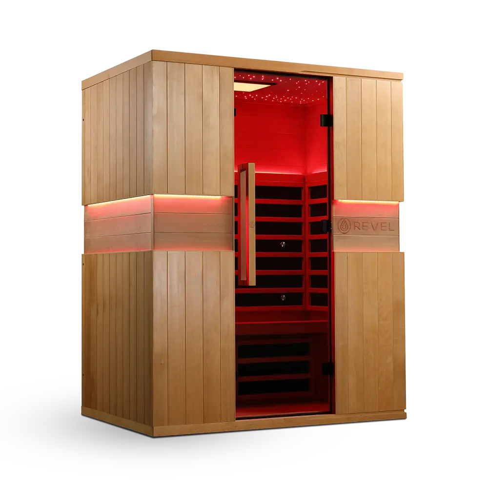 Revel Aura 3 Person Full Spectrum Infrared Sauna Revel Saunas