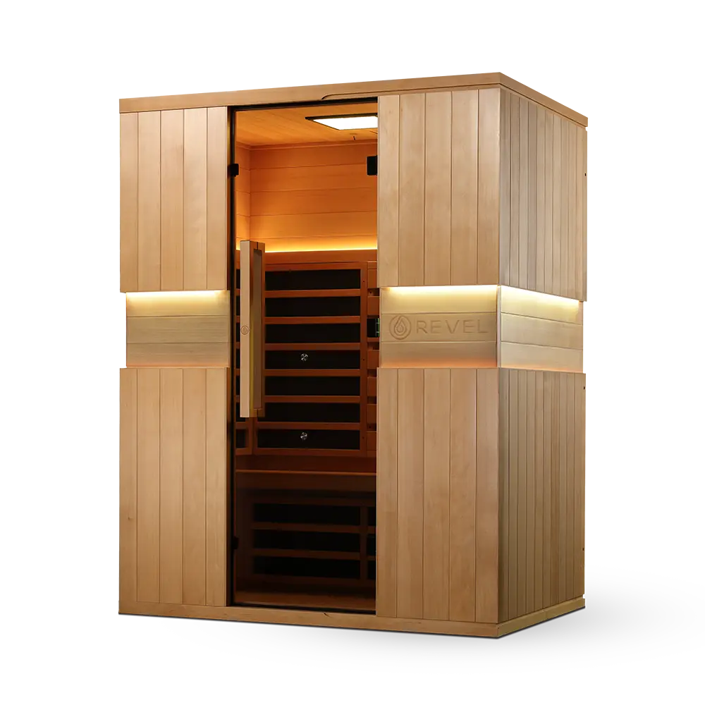 Revel Aura 3 Person Full Spectrum Infrared Sauna Revel Saunas