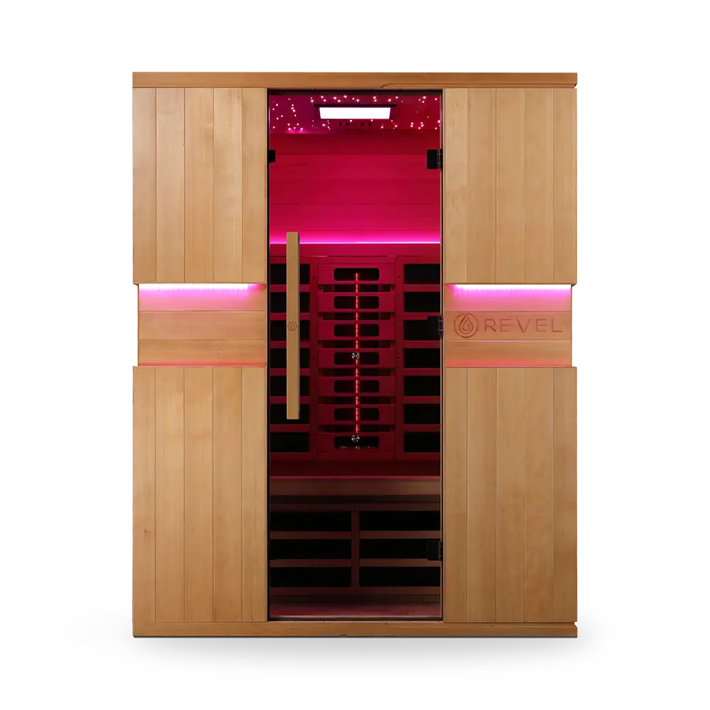 Revel Aura 3 Person Full Spectrum Infrared Sauna Revel Saunas