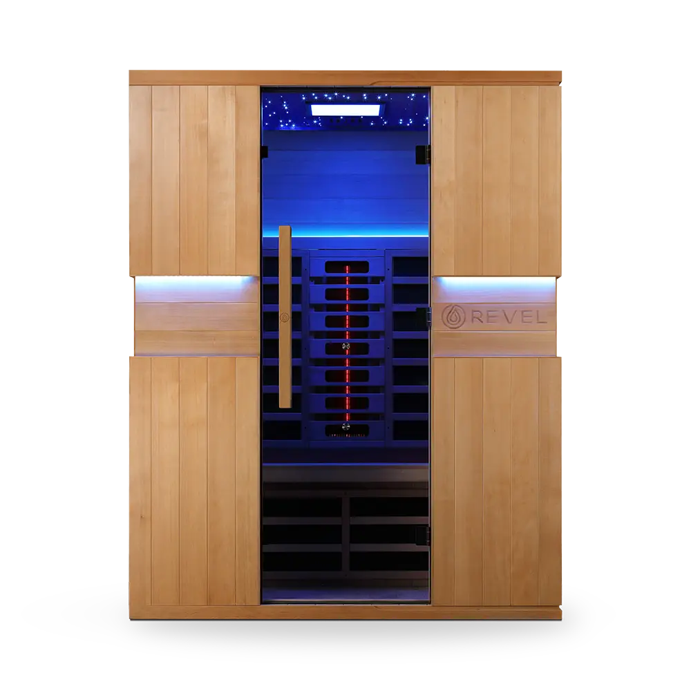 Revel Aura 3 Person Full Spectrum Infrared Sauna Revel Saunas