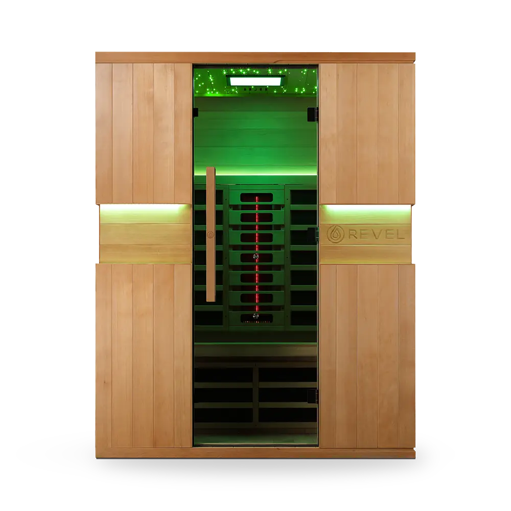 Revel Aura 3 Person Full Spectrum Infrared Sauna Revel Saunas