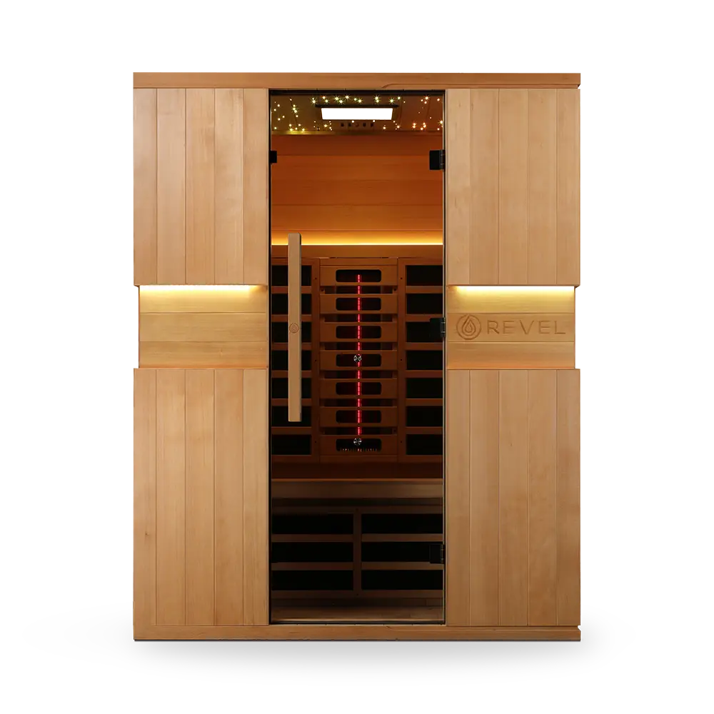 Revel Aura 3 Person Full Spectrum Infrared Sauna Revel Saunas