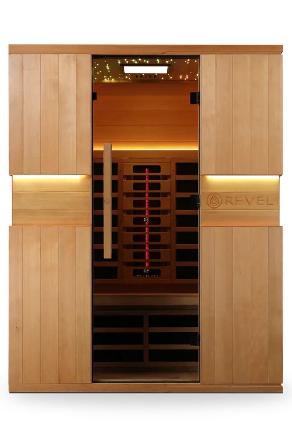 Revel Aura 3 Person Full Spectrum Infrared Sauna Revel Saunas