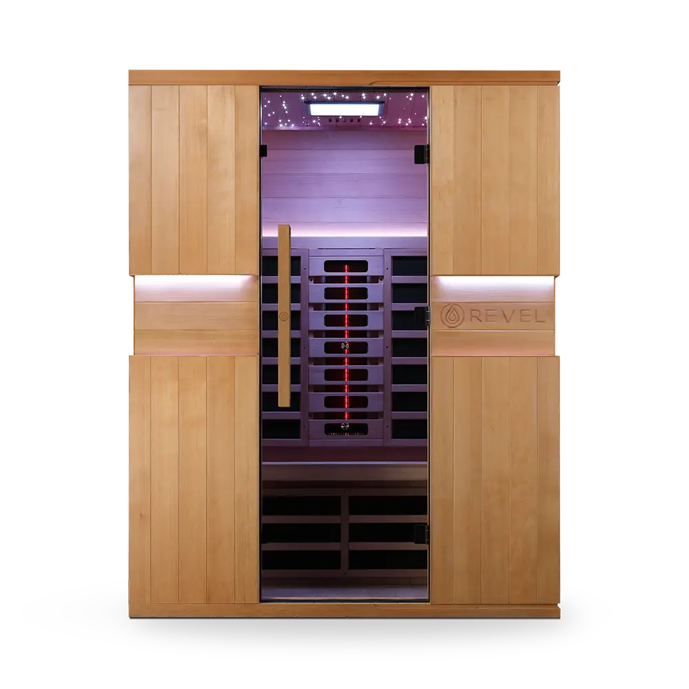 Revel Aura 3 Person Full Spectrum Infrared Sauna Revel Saunas