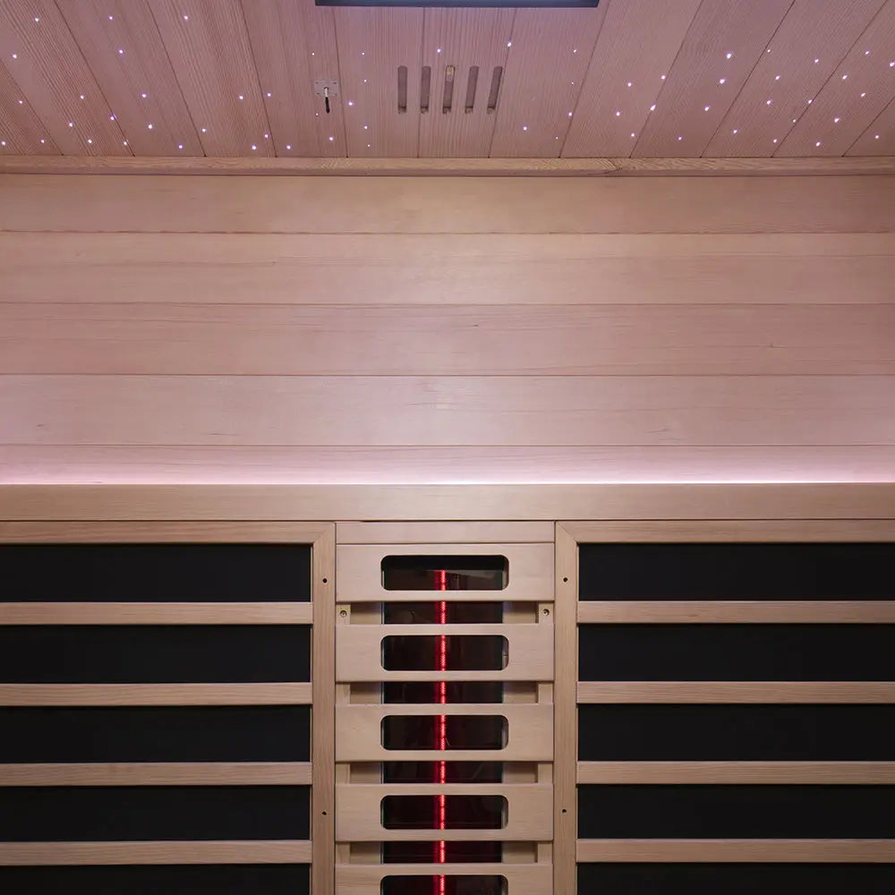 Revel Aura 3P Infrared Sauna with Glacier Solo Ice Bath and 1HP Chiller Revel Saunas