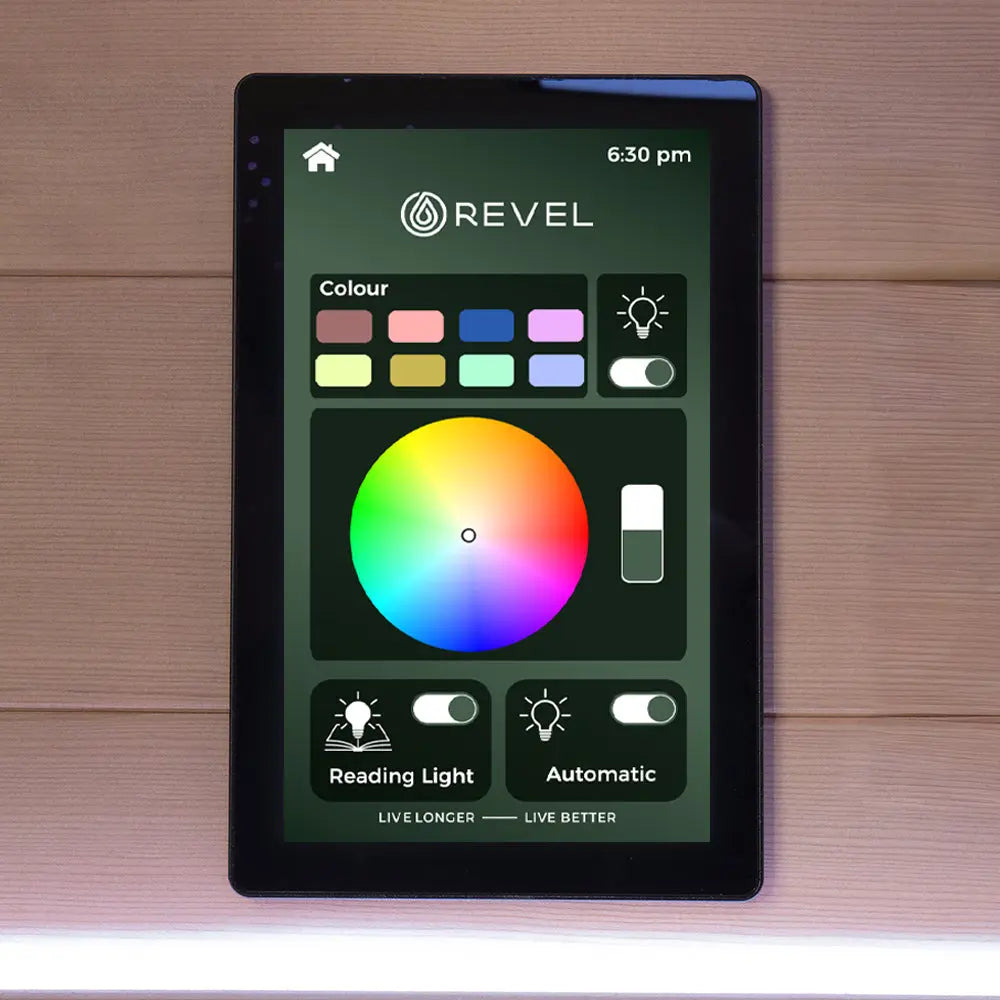 Revel Aura 3 Person Full Spectrum Infrared Sauna - Next Gen Revel Saunas