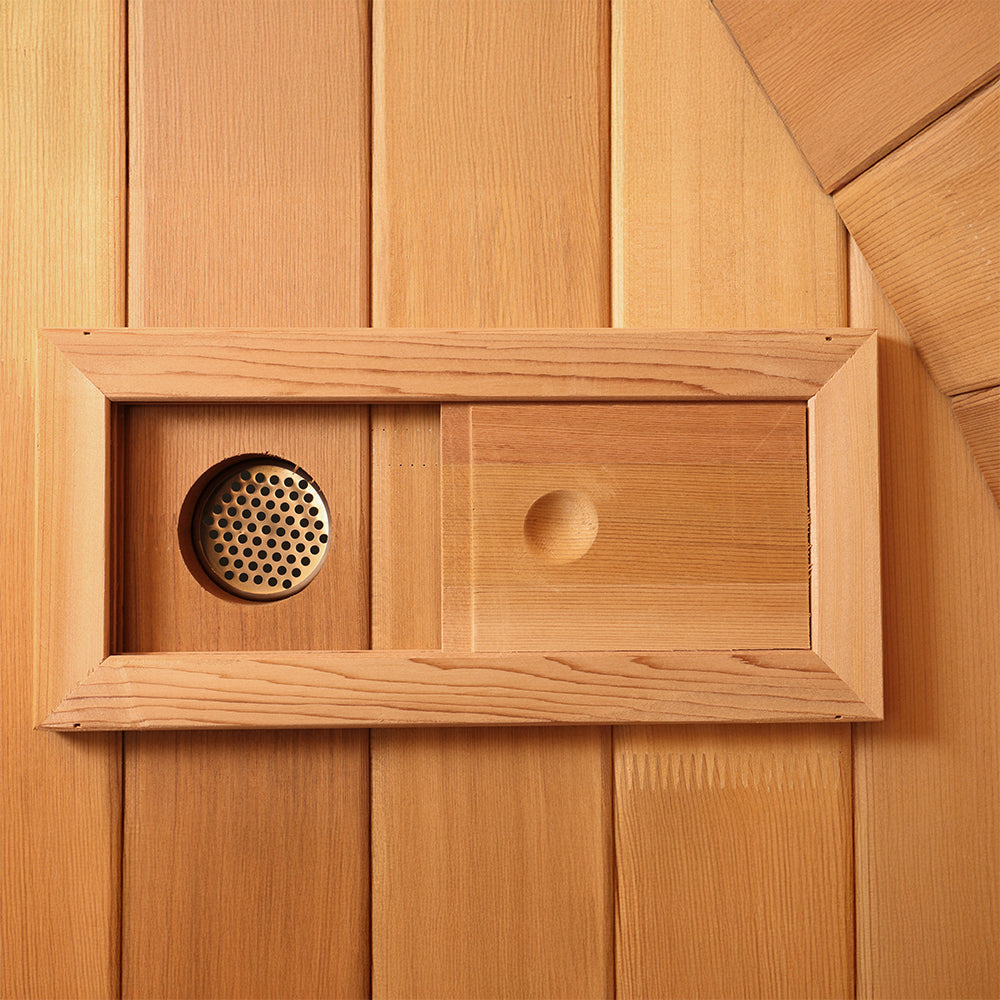 Revel Aurora - 2 Person Traditional Cedar Barrel Sauna - Next Gen (Sauna Only)
