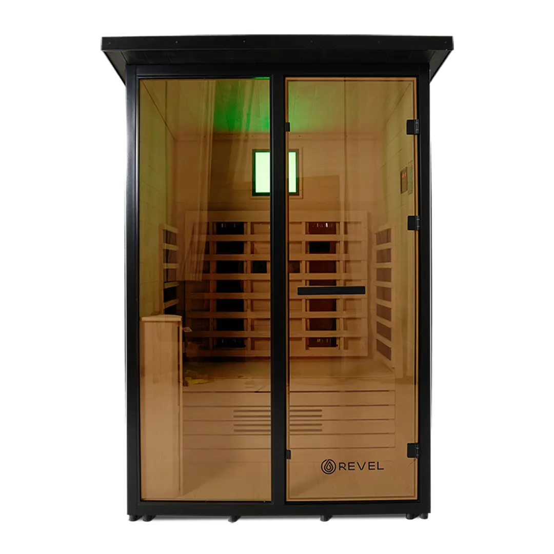 Revel Eclipse 2 Person Full Spectrum Infrared Cabin Sauna Revel Saunas