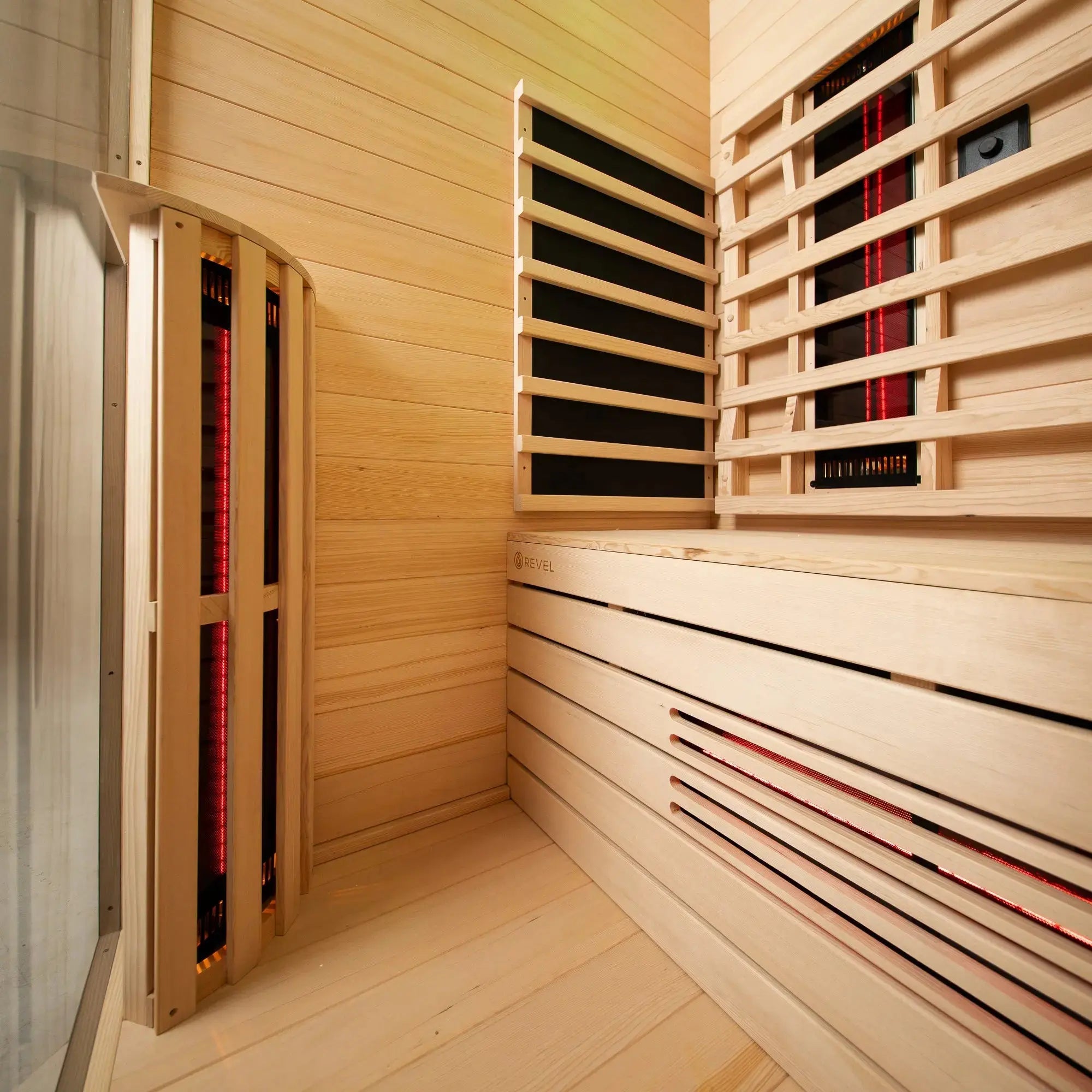 Revel Eclipse 2 Person Full Spectrum Infrared Cabin Sauna Revel Saunas