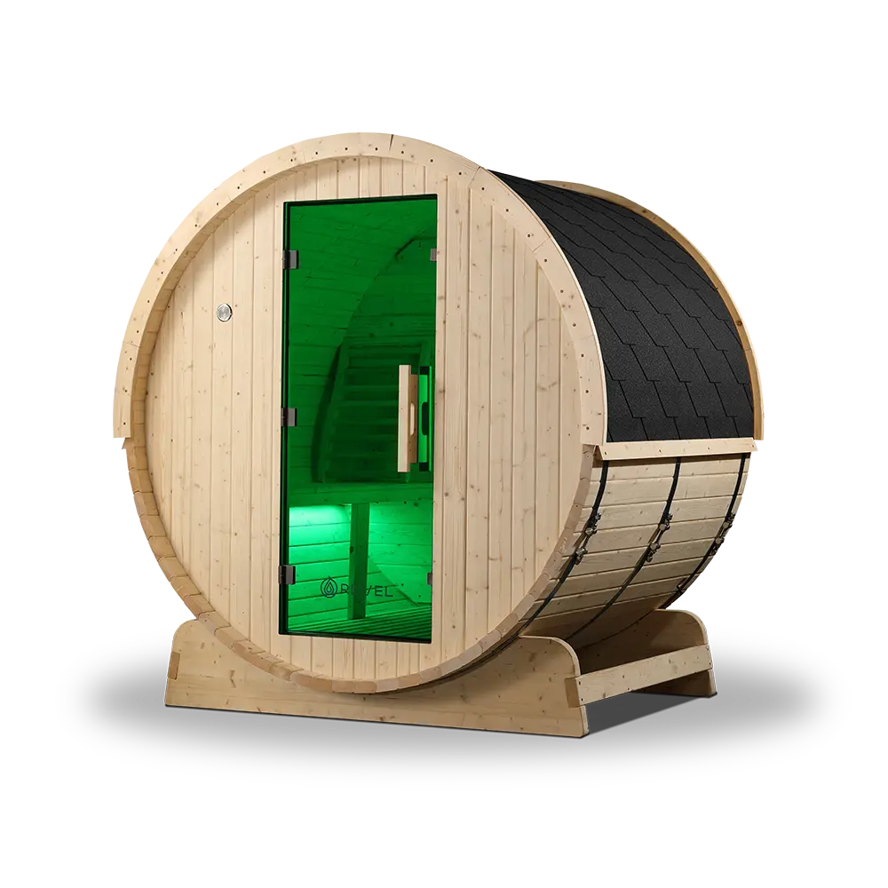 Revel Eden - 4 Person Traditional Barrel Sauna Revel Saunas