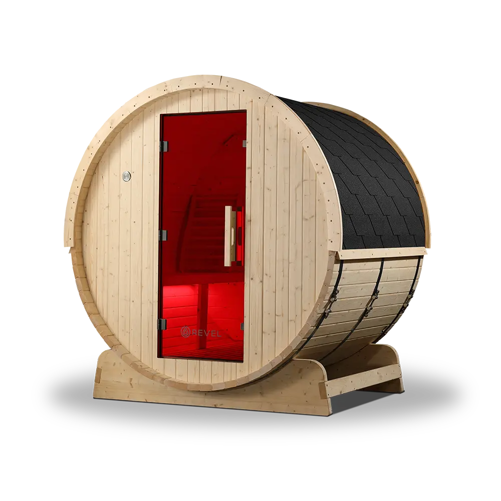 Revel Eden - 4 Person Traditional Barrel Sauna Revel Saunas