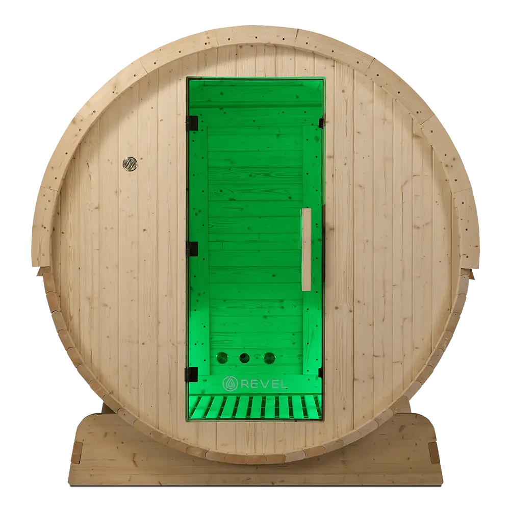 Revel Eden - 4 Person Traditional Barrel Sauna Revel Saunas
