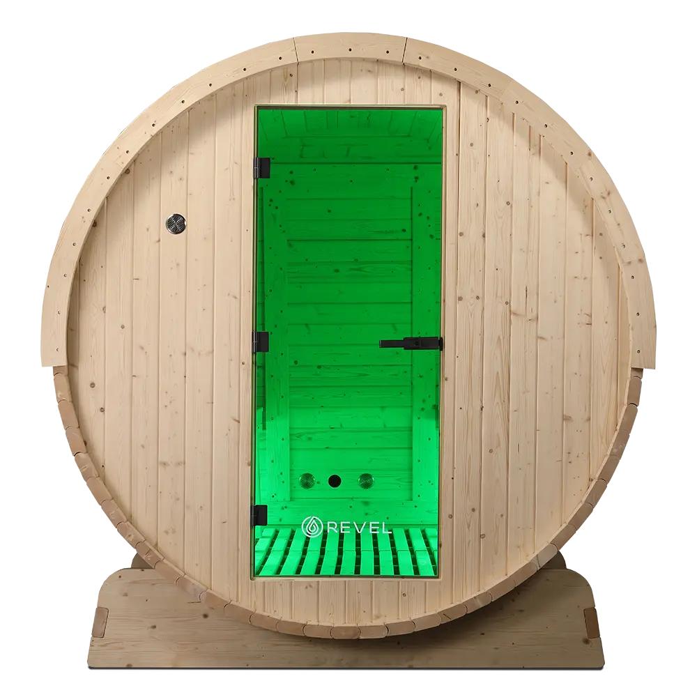 Revel Eden - 8 Person Traditional Barrel Sauna Revel Saunas