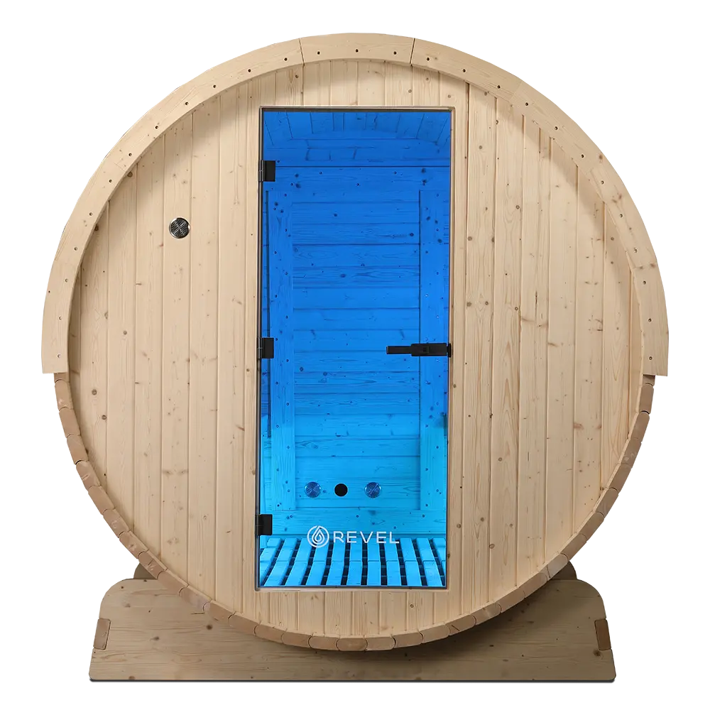 Revel Eden - 8 Person Traditional Barrel Sauna Revel Saunas