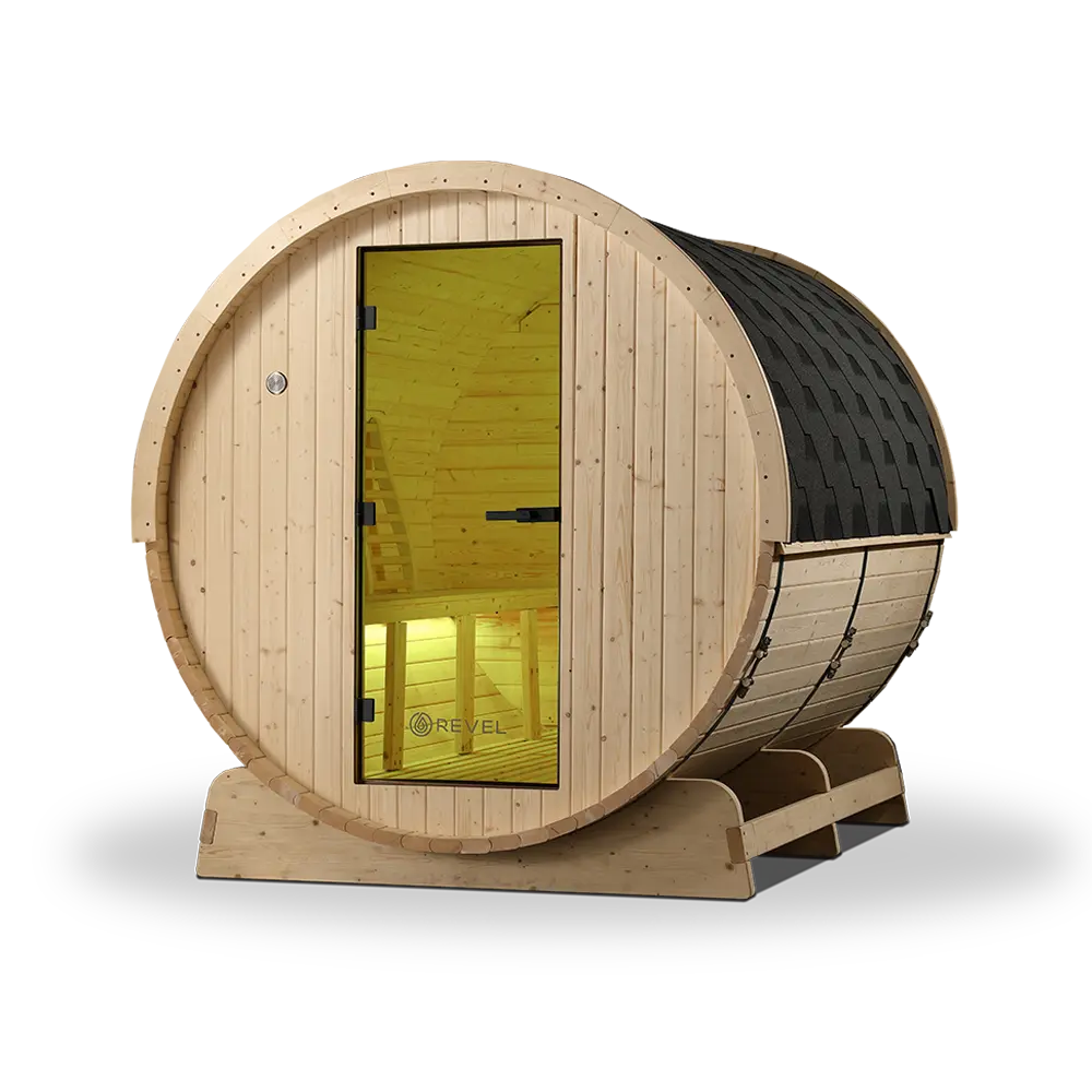 Revel Eden - 8 Person Traditional Barrel Sauna Revel Saunas