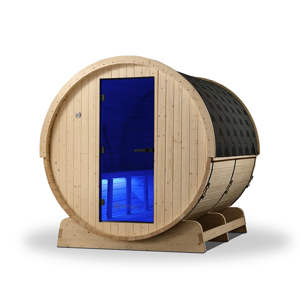 Revel Eden - 8 Person Traditional Barrel Sauna Revel Saunas