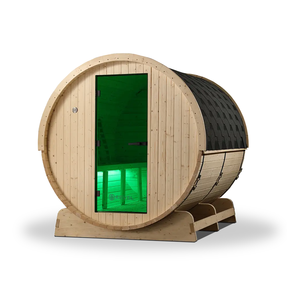 Revel Eden - 8 Person Traditional Barrel Sauna Revel Saunas