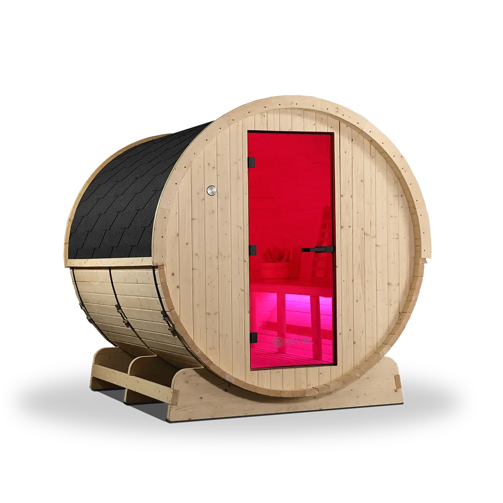 Revel Eden - 8 Person Traditional Barrel Sauna Revel Saunas