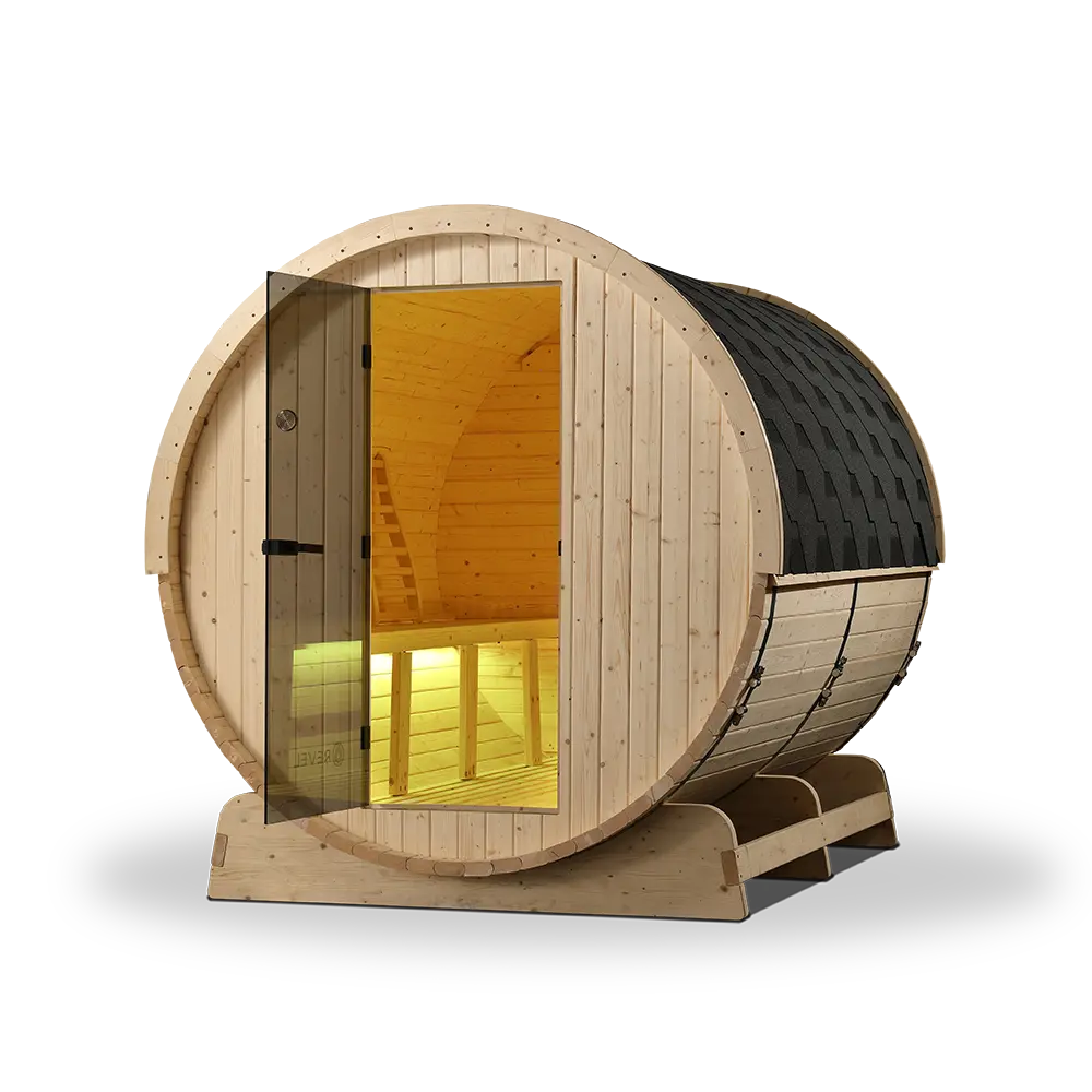 Revel Eden - 8 Person Traditional Barrel Sauna Revel Saunas